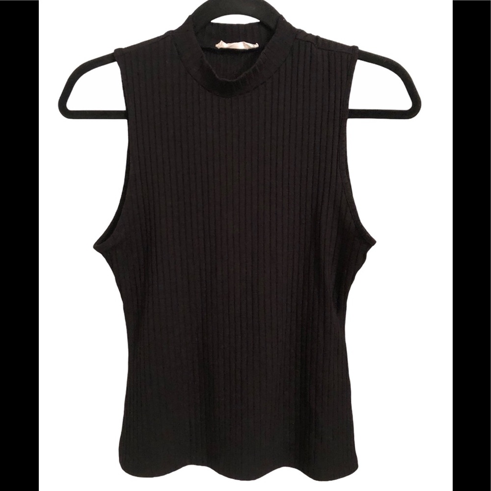 Ribbed mockneck top - Picture 6 of 7